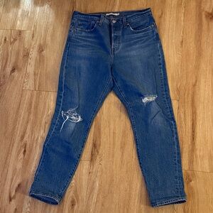 Levi’s “wedgie” Blue Women's Jeans